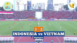 Indonesia 3-2 Vietnam | Men's Semi-Final Highlights | Football | SEA Games 2023 Cambodia