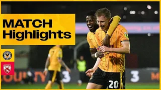 Match Highlights | Newport County v Morecambe