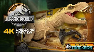 NEW Jurassic World Hunt 'N Chomp Tyrannosaurus Rex Toy Unboxing & Review 4K / collectjurassic.com