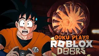 Goku Plays Roblox Doors - Didn't Expect To Be Scared!