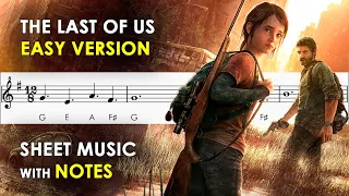 The Last of Us Main Theme | Sheet Music with Easy Notes for Recorder, Violin Beginners Tutorial