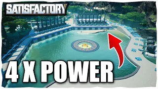 I QUADRUPLED Power With Blueprints Satisfactory Lets Play Ep.04