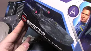Polar Lights Star Trek Enterprise NX-01 -1/1000: in box preview