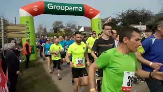 Départ du 10 km Plogonnec-Quimper 20 mars 2022.