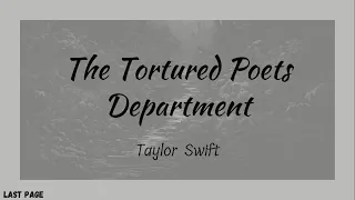 Taylor Swift - The Tortured Poets Department | Lyrics