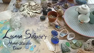 studio-tour, Luana Silense's art ~ тур по дому-студии Луаны Сайленс