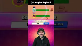 Quel Brawler est plus rapide que la bulle 🫧 de Billie ?  Brawl Stars #shorts