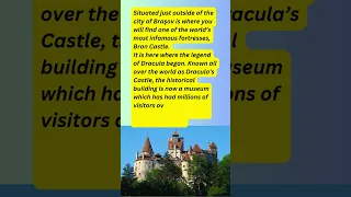 10 MOST BEAUTIFUL PLACES TO VISIT IN ROMANIA, 9. BRAN CASTLE,#shortsvideo2024#