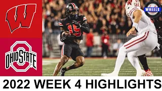 #3 Ohio State vs Wisconsin Highlights | College Football Week 4 | 2022 College Football Highlights