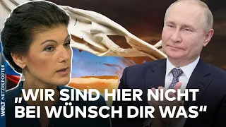 PUTINS KRIEG: Realer russischer Raketenterror und Wagenknechts Traum von Friedensverhandlungen