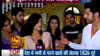 Qubool Hai : Surprise Birthday Party for Surbhi on Set