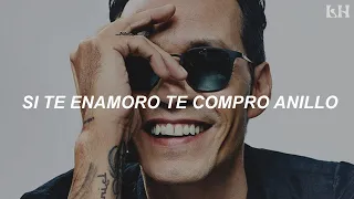 Marc Anthony - Si Te Enamoro (Letra)