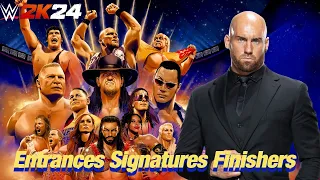 WWE 2K24 Entrances/Signatures/Finishers: Giovanni Vinci