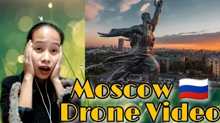 MOSCOW, RUSSIA AERIAL DRONE 5K TIMELAB.PRO🇷🇺 Москва, Россия| Filipina Reacts