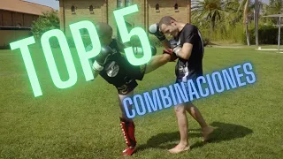 Las 5 COMBINACIONES QUE TODO LUCHADOR DE KICK-BOXING DEBE SABER