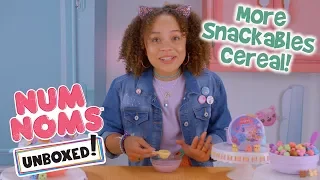 UNBOXED! | Num Noms | Season 2 Episode 2: More Snackables Cereal!