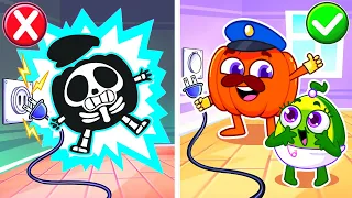 Be Careful With Electricity Song 😥⚡ | Educational Kids TV  by Pit & Penny Tales