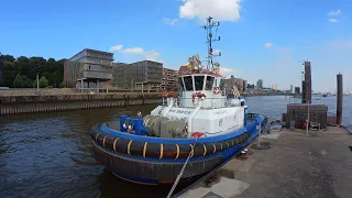 Schlepper Fairplay XV Hamburg,  Cinematic FPV