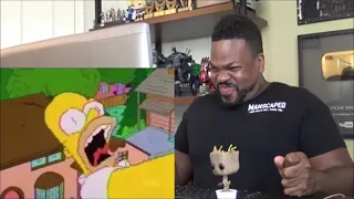 Try Not To Laugh - Top 10 Homer Simpson Getting Hurt Compilation - Reaction!