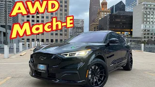 Taking Delivery of 2021 AWD Ford Mustang Mach E | Gets New Wheels Immediately!