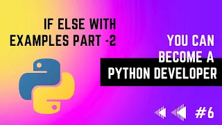 #06 If Else with examples Part -2 | Python Tutorial Series 📚 in Tamil | EMC Academy