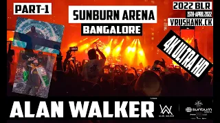 Alan walker live concert in India Bangalore | Alan walker sunburn arena 2022 | Alan walker entry |