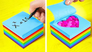 GENIUS DIY SCHOOL CRAFTS || Easy Crafts and Hacks for Genius Students by 123 GO!