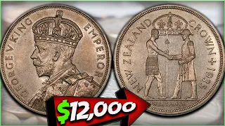 Top 10 New Zealand Coins Worth "BIG MONEY" - MOST VALUABLE COINS FROM NEW ZEALAND!!