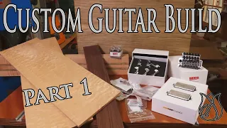 A new Guitar Build Part 1: Unboxing all the stuff.