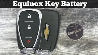 2018 - 2024 Chevy Equinox Key Fob Battery Replacement - How To Replace Change Remote Fob Batteries