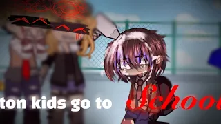 afton kids go to school/~@fnaf/original?/#gachaclub #aftonfamily #fnaf school