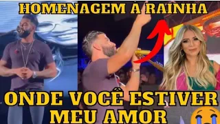 Gusttavo Lima se EMOCIONA e canta MÚSICA para MARÍLIA MENDONÇA em HOMENAGEM durante SHOW!