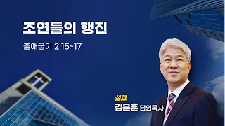 20230723 포도원교회 김문훈목사 출애굽기2장15절~17절 조연들의 행진