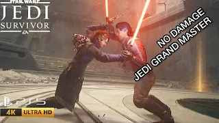 Bode Final Boss Fight No Damage Jedi Grand Master Star Wars Jedi Survivor (4K 60FPS)