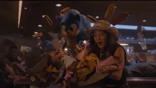 Sonic Movie: Bar fight scene but it's 'Sweet dreams'
