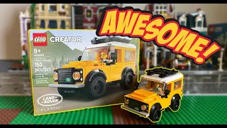 Lego Land Rover I Set 40650 I Speed build & Review