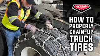 How to Put on Tire Chains for Trucks