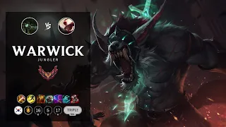 Warwick Jungle vs Lee Sin - KR Grandmaster Patch 12.15