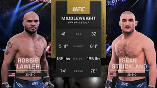 Robbie Lawler VS Sean Strickland | EA UFC 5