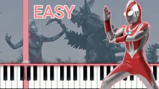 Ultraman's Theme | Easy Piano Tutorial | Simple Piano