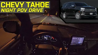 CHEVROLET TAHOE PREMIER - Night POV Drive & LED Lights Test