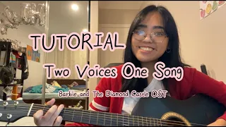 (Tutorial - Mirrored) Two Voices One Song - Barbie and The Diamond Castle OST