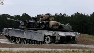 Military | U.S. Marines M1A1 Abrams Main Battle Tank in Action