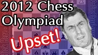 Massive Upset! Grandmaster Vassily Ivanchuk loses to GM Al-Modiahki (2012 Chess Olympiad)