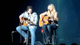 Miranda and Blake singing "More Like her"