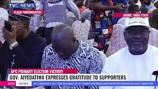 Governor Aiyedatiwa Expresses Gratitude To Supporters