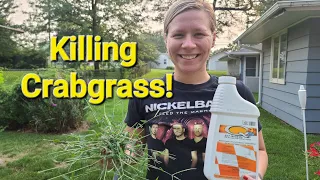 How to Kill Crabgrass without hurting your Lawn!!