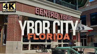 Ybor City Tampa Florida Walking Tour [4K]