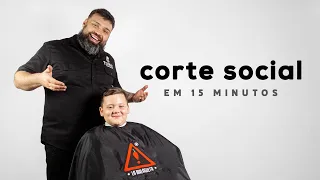 Aprenda a fazer CORTE SOCIAL em 15 minutos! |LEGENDADO|