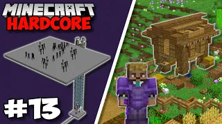 Building An Enderman XP Farm & Chicken Coop! - Minecraft 1.18 Hardcore (#13)